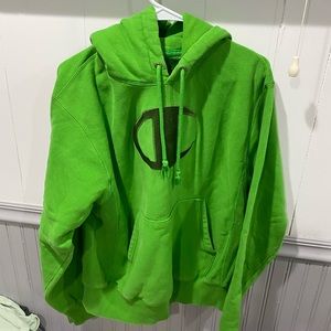 Champion Green Reverse Weave Sweatshirt Hoodie